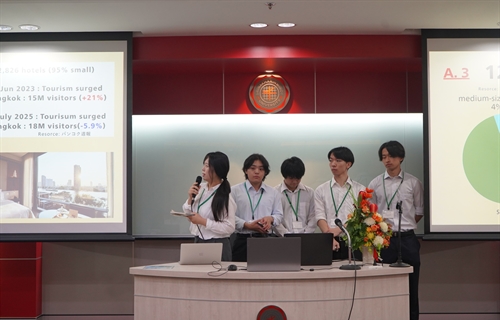 โครงการสัมมนาและแลกเปลี่ยนวัฒนธรรมไทย-ญี่ปุ่น...