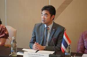19 กันยายน 2568 รศ.ดร. ภูมิ มูลศิลป์ รองอธิการบดีฝ่ายพัฒนาองค์กรและกิจการพิเศษ ให้เกียรติเข้าร่วมพิธีปิดโครงการและมอบวุฒิบัตรใน “โครงการฝึกอบรมภาษาไทยเพื่อการสื่อสารระยะสั้น”