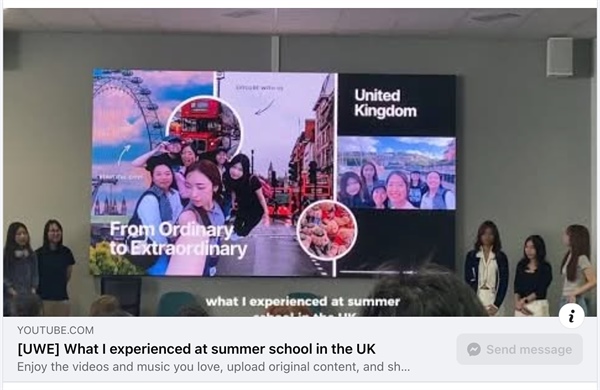 [ผลงานนิสิต] “What I experienced at summer school in the UK”โดย นางสาวธัญวษา คำสอง นิสิตที่ได้รับทุนการศึกษา ‘เรียนรู้ภาษาและวัฒนธรรมสู่ความเป็นสากล ณ ประเทศอังกฤษ