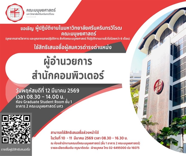 สิทธิเสนอชื่อ ผู้อำนวยการสำนักคอมพิวเตอร์