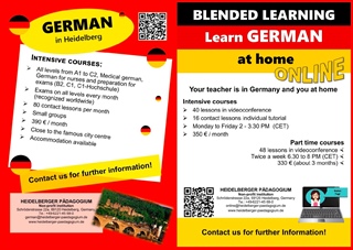 [Announcement from External Organizations] German Language Courses Offered by Heidelberger Pädagogium Now Open for Application
