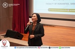 ผู้บริหารพร้อมตัวแทนนิสิต ร่วมต้อนรับคณะครูและนักเรียนจากโรงเรียนหาดใหญ่วิทยาลัย ในกิจกรรมแนะแนวหลักสูตรคณะมนุษยศาสตร์ ณ ห้อง Auditorium 1