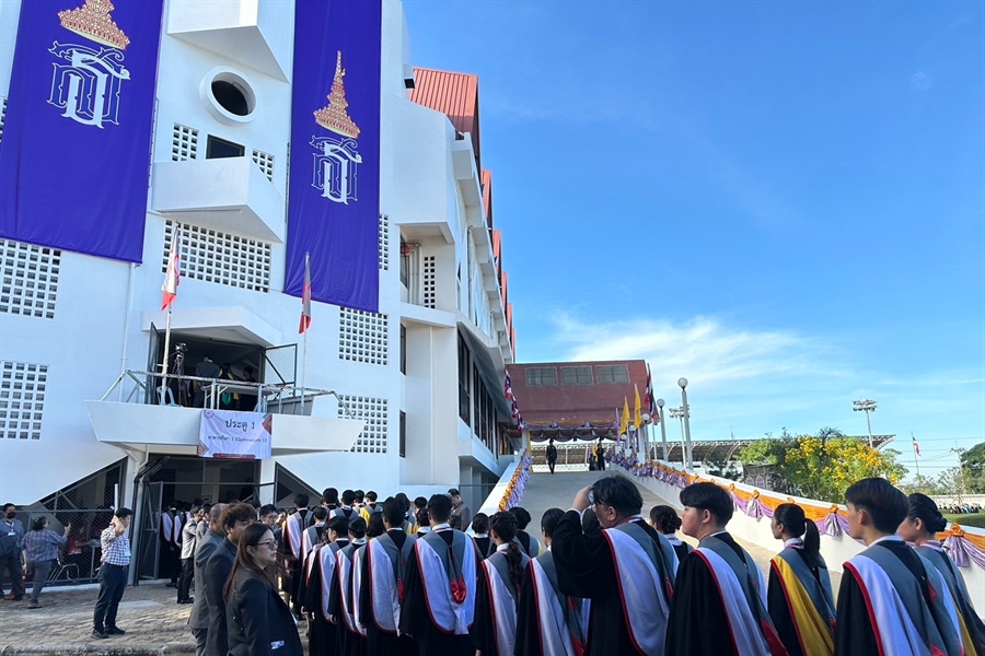 🎓🥳ภาพบรรยายกาศการรายงานตัวและฝึกซ้อมใหญ่ 🎓  ของบัณฑิตคณะมนุษยศาสตร์...