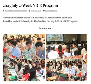 Being at the University of Hawaii at Manoa as participants of NICE Language and Culture Program