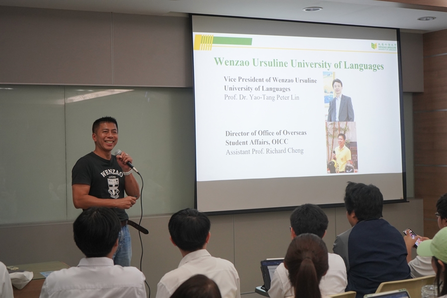 Wenzao Ursuline University of Languages Visits Classroom to Strengthen...