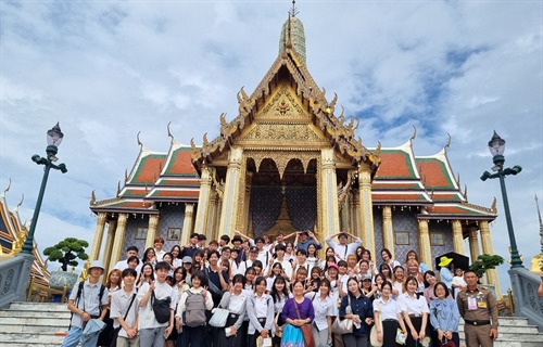 นักศึกษาสาขาวิชาภาษาญี่ปุ่นพานักศึกษาแลกเปลี่ยนจาก Meji University...