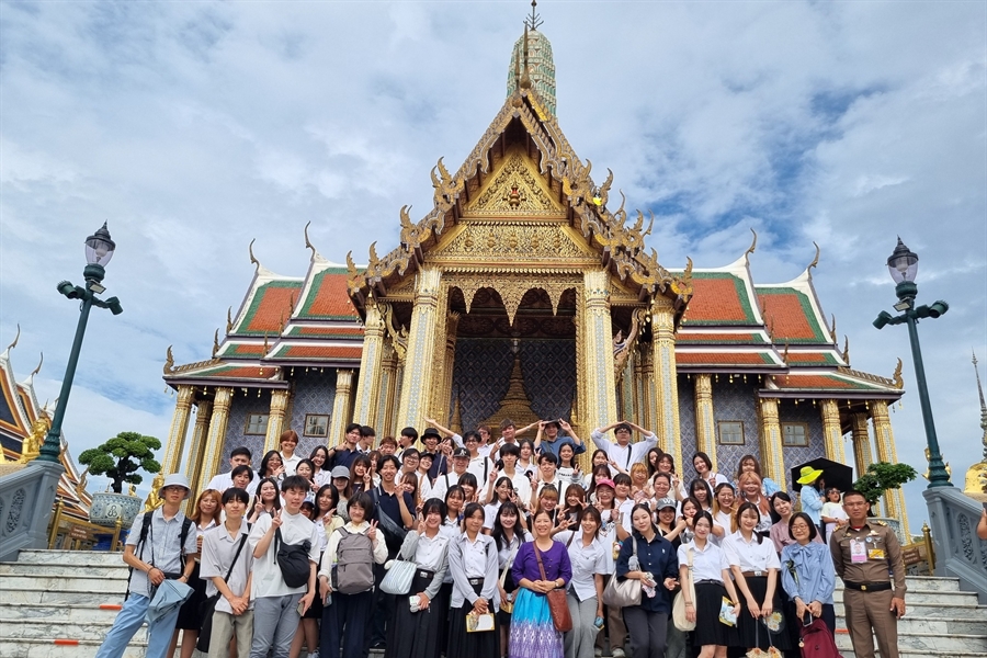 นักศึกษาสาขาวิชาภาษาญี่ปุ่นพานักศึกษาแลกเปลี่ยนจาก Meji University...