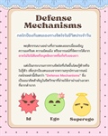 [ผลงานนิสิต] ผลงานสร้างสรรค์สื่อให้ความรู้ทางจิตวิทยา ในหัวข้อ "Defense Mechanisms กลไกป้องกันตนเองทางจิตใจในชีวิตประจำวัน" จากนิสิตที่ได้รับ “ทุนสนับสนุนศักยภาพการศึกษาด้านจิตวิทยา”
