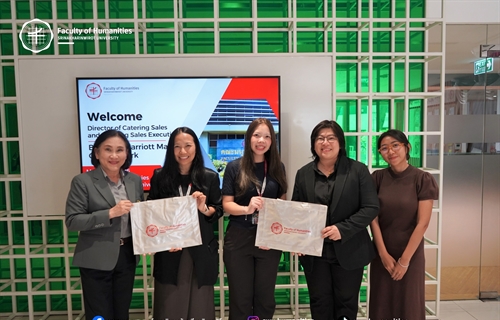 คณะมนุษยศาสตร์ มศว ต้อนรับผู้บริหาร Bangkok Marriott Marquis Queen’s...