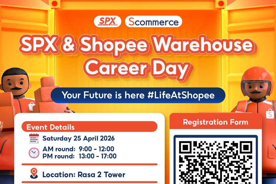 [ประชาสัมพันธ์จากหน่วยงานภายนอก] SPX & Shopee Warehouse Career Day 2026...
