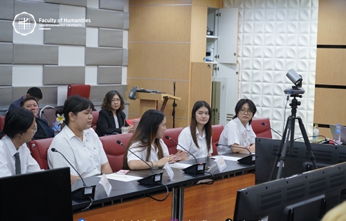 คณะมนุษยศาสตร์จัดกิจกรรมการประเมินคุณภาพการศึกษาภายในระดับหลักสูตร...