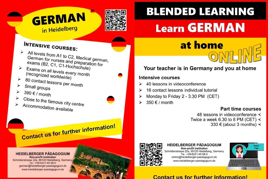 [Announcement from External Organizations] German Language Courses...