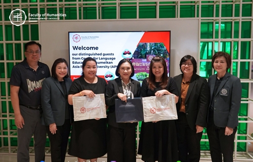 คณะมนุษยศาสตร์ร่วมต้อนรับผู้แทน Center for Language Education,...