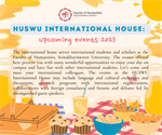 HUSWU International House: Upcoming events 2023