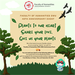 we are accepting "plants" as a gift for Faculty of Humanities SWU 48th Anniversary Event