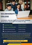 VIA University College is offering 4 English-conducted exchange programs within Social Education in the spring of 2024.